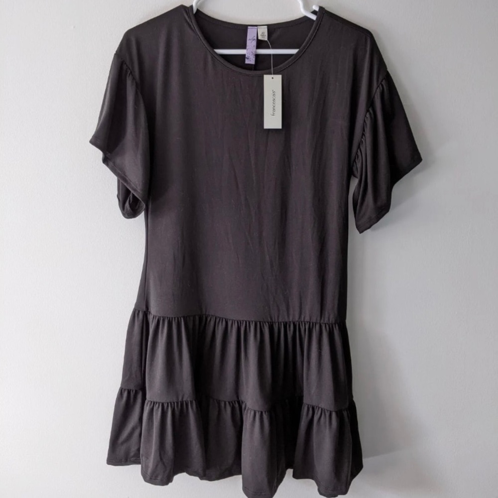 Francescas black dress